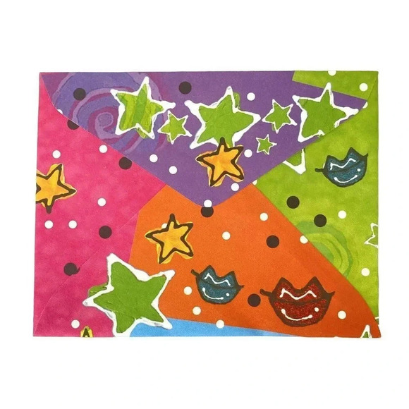 VTG 6/pk BLANK Greeting Cards Shoes Stars Funny Leanin' Tree Lori Wiseman - Picture 12 of 14